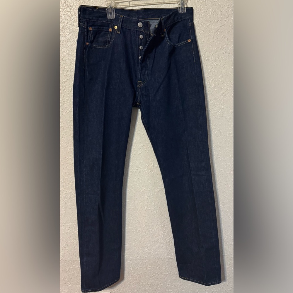 Men’s Levi’s Strauss Denim Blue Jeans 501 w34 L34